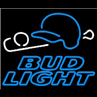 Bud Light Baseball Beer Sign Neonskylt