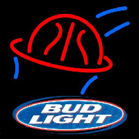 Bud Light Basketball Beer Sign Neonskylt
