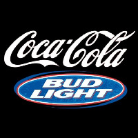 Bud Light Coca Cola White Beer Sign Neonskylt