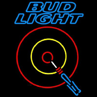 Bud Light Darts Beer Sign Neonskylt