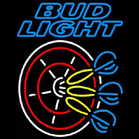 Bud Light Darts Pin Beer Sign Neonskylt