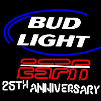 Bud Light ESPN Beer Sign Neonskylt