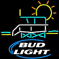 Bud Light Lifeguard Stand Beer Sign Neonskylt