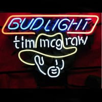 Bud Tim Mcgraw Öl Bar Neonskylt