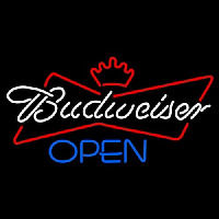 Budweiser Blue Open Neonskylt