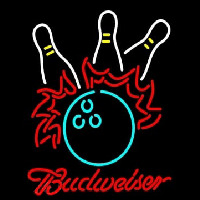 Budweiser Bowling Neonskylt