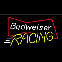 Budweiser Bowtie Racing Neonskylt