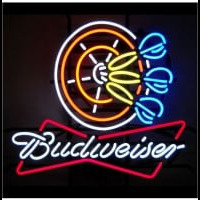 Budweiser Darts Hand crafted Neonskylt