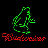 Budweiser Frog Neonskylt