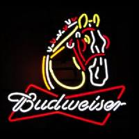 Budweiser Horsehead Neonskylt