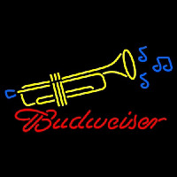 Budweiser Trumpet Neonskylt