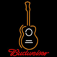 Budweiser Wall Guitar Beer Sign Neonskylt