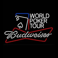 Budweiser World Poker Tour Neonskylt