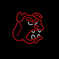 Bull Dog Logo Neonskylt