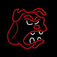 Bull Dog Logo Neonskylt