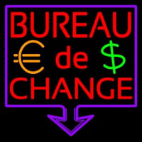 Bureau De Change Neonskylt