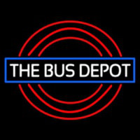 Bus Depot Neonskylt