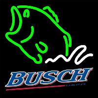 Busch Bass Fish Beer Sign Neonskylt