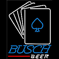 Busch Cards Beer Sign Neonskylt