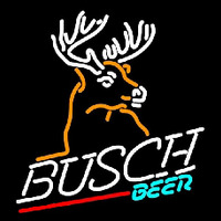 Busch Deer Beer Sign Neonskylt