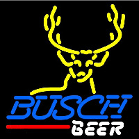 Busch Deer Buck Beer Sign Neonskylt