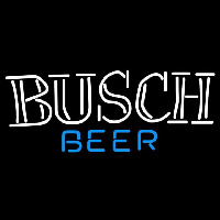 Busch Double Stroke Word Beer Sign Neonskylt