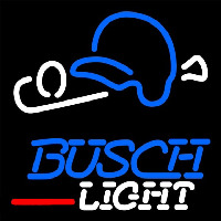 Busch Light Baseball Beer Sign Neonskylt