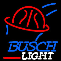 Busch Light Basketball Beer Sign Neonskylt