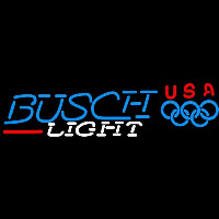 Busch Light Olympic Beer Sign Neonskylt