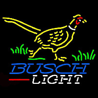 Busch Light Pheasant Beer Sign Neonskylt