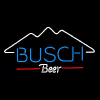 Busch Mountain Beer Sign Neonskylt