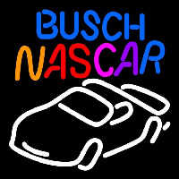 Busch Nascar Neonskylt
