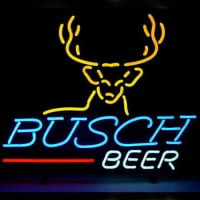Busch Öl Bar Öppet Neonskylt