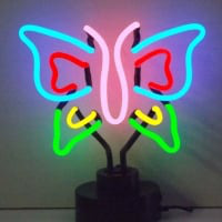 Butterfly Desktop Neonskylt