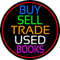 Buy Sell Trade Used Books Neonskylt