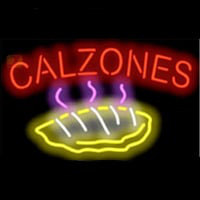 CALZONES FOOD Neonskylt