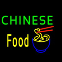 CHINESE FOOD Neonskylt