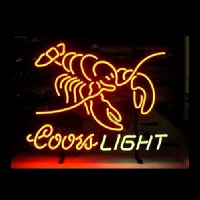 COORS LIGHT LOBSTER Neonskylt