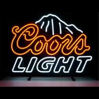 COORS LIGHT Neonskylt