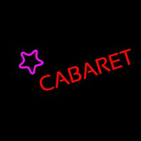 Cabaret Star Logo Neonskylt