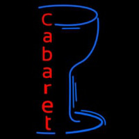 Cabaret With Wine Glass Neonskylt