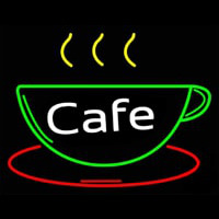 Cafe Cup Neonskylt