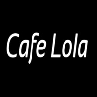 Cafe Lola Neonskylt