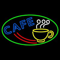 Cafe With Coffee Mug Neonskylt