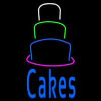Cake With Cake Layer Neonskylt