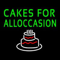 Cakes For All Occasion Neonskylt