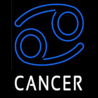Cancer Logo Neonskylt