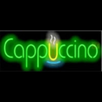 Cappuccino Cafe Neonskylt