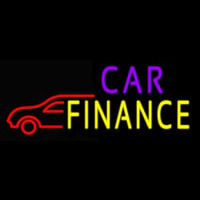 Car Finance With Car Neonskylt