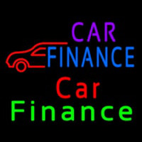 Car Finance With Car Neonskylt